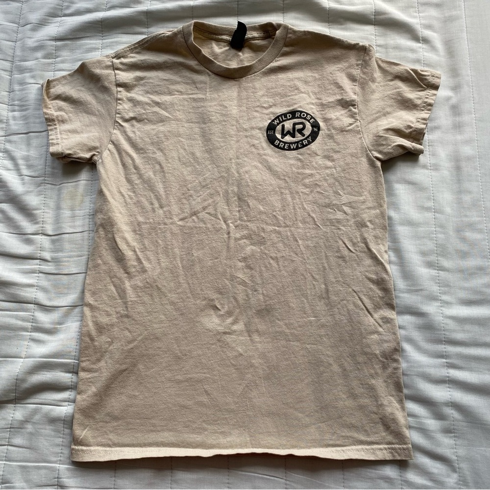 Gildan Cream Short-Sleeve Brewery Logo Tee
